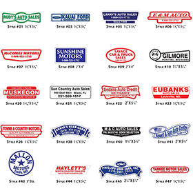Available Decal Styles